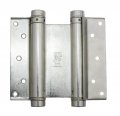 101AN150B Дверная петля пружинная амортизирующая + тормоз ALDEGHI 148x42x50 мм никель