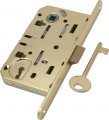 B01101.50.03 Замок межкомнатный (тех. упак.) под ключ буратино AGB MEDIANA EVOLUTION (золото)