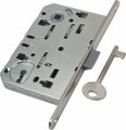 B01101.50.06 Замок межкомнатный (тех. упак.) под ключ буратино AGB MEDIANA EVOLUTION (хром)