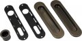 B01927.00.12 Комплект ручек KIT F для раздвижных дверей (античная бронза)