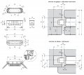 B02402.05.12 Ответная магнитная планка пластиковая MINIMAL для MEDIANA POLARIS (ант. бронза)