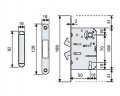 B02925.50.34 Комплект для раздвижных дверей KIT SCIVOLA WC и ключ (матовый хром)