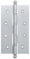Дверная петля универсальная с круглым колпачком Fratelli Cattini CR152 152x89x3 CS матовый хром