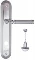 Дверная ручка на планке Fratelli Cattini "ENCIA" WC-2 PL288-CR полированный хром