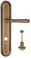 Дверная ручка на планке Fratelli Cattini "FARFALLA" WC-2 PL288-BY матовая бронза