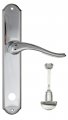 Дверная ручка на планке Fratelli Cattini "LAVERA" WC-2 PL02-CR полированный хром