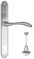 Дверная ручка на планке Fratelli Cattini "LUCCIA" WC-2 PL01-CR полированный хром
