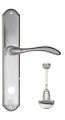 Дверная ручка на планке Fratelli Cattini "LUCCIA" WC-2 PL02-CR полированный хром