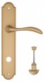 Дверная ручка на планке Fratelli Cattini "LUCCIA" WC-2 PL257-BS матовая латунь