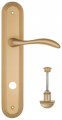 Дверная ручка на планке Fratelli Cattini "LUCCIA" WC-2 PL288-BS матовая латунь