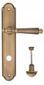 Дверная ручка на планке Fratelli Cattini "MARANI" WC-2 PL257-BY матовая бронза