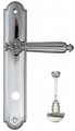 Дверная ручка на планке Fratelli Cattini "TORCELLO" WC-2 PL257-CR полированный хром