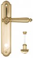 Дверная ручка на планке Fratelli Cattini "TORCELLO" WC-2 PL257-OLV полированная латунь