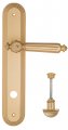 Дверная ручка на планке Fratelli Cattini "TORCELLO" WC-2 PL288-BS матовая латунь