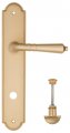 Дверная ручка на планке Fratelli Cattini "TOSCANA" WC-2 PL257-BS матовая латунь