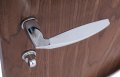 Дверная ручка Venezia Unique "STONE" (серия SLIM) полированный хром 