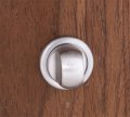 Фиксатор поворотный круглый Venezia Unique WC-30 (серия SLIM) матовый хром