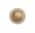 Фиксатор поворотный на круглом основании Fratelli Cattini WC-1 2FS-BS матовая латунь
