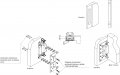 К. 800 TASCA Монтажный карман для метал. коробки для К8000 ATOMICA