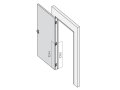 KIKER (0870 2000 CS) петля скрытая универсальная с доводчиком МАТОВЫЙ ХРОМ (60 kg)