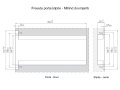 KIKER (0870 2000 CS) петля скрытая универсальная с доводчиком МАТОВЫЙ ХРОМ (60 kg)