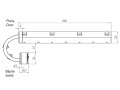 KIKER (0870 2000 CS) петля скрытая универсальная с доводчиком МАТОВЫЙ ХРОМ (60 kg)
