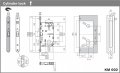 KM.002.CM.A.4.COV.BR Замок межкомнатный магнитный KOBLENZ Y85 с доводчиком BR бронза комплект