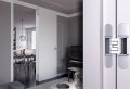 KUBICA HYBRID 6360 45 CR.SAT петля скрытая универсальная асимметричная, цвет МАТОВЫЙ ХРОМ (60 kg)