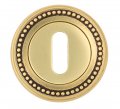 Накладка дверная под ключ буратино Venezia KEY-1 D3 французское золото + коричневый