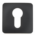 Накладка под цилиндр на квадратном основании COLOMBO CC23-C03 матовый черный (2 шт)