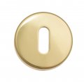 Накладка под ключ буратино на круглом основании Fratelli Cattini KEY 7-OLV полированная латунь 2 шт.
