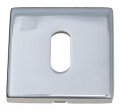 Накладка под ключ буратино на квадр. основании Fratelli Cattini KEY 8FS-CR полированный хром 2 шт.