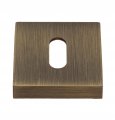 Накладка под ключ буратино на квадратном основании Fratelli Cattini KEY 8-BY матовая бронза 2 шт.