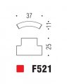 Ручка кнопка модерн COLOMBO DESIGN F521-CR полированный хром