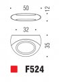 Ручка кнопка модерн COLOMBO DESIGN F524-CM матовый хром / хром