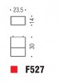 Ручка кнопка модерн COLOMBO DESIGN F527-NM матовый черный