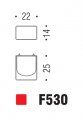 Ручка кнопка модерн COLOMBO DESIGN F530-CR полированный хром