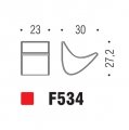Ручка кнопка модерн COLOMBO DESIGN F534-NM матовый черный