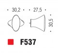 Ручка кнопка модерн COLOMBO DESIGN F537-CR полированный хром