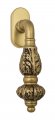 Ручка оконная Venezia "LUCRECIA" FW французское золото + коричневый