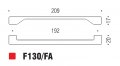 Ручка скоба модерн COLOMBO DESIGN F130FA-CR полированный хром 192 мм