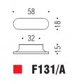 Ручка скоба модерн COLOMBO DESIGN F131A-CM матовый хром 32 мм