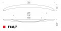Ручка скоба модерн COLOMBO DESIGN F136F-CR полированный хром 160 мм