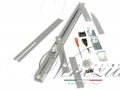 Трэк для рото мезанизма Ergon, комплект для двери LP=69 Silver T.E.