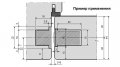 В06502.50.93 Замок межкомнатный с лицевой планкой WC AGB TOUCH черный
