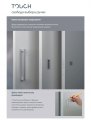 В06502.50.FM Замок межкомнатный с лицевой планкой WC AGB TOUCH матовый белый
