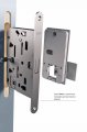 В30002.00.32+В06132.50.34 Ручка WAVE для распашных дверей WC (матовый хром)