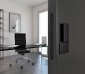 В30003.01.32+B08982.50.34 Ручка WAVE для раздвижных дверей CYL (матовый хром)